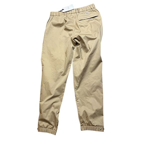 Moncler Gabardine Basic Stretch Drawstring Pants Tan Size 48 IT/US 32 - Picture 2 of 16